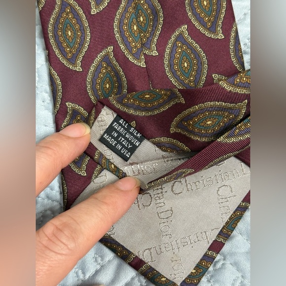 CHRISTIAN DIOR TIE FOR MEN’S - Picture 8 of 9